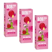 Przekąski dla dzieci - Bob Snail Galaretka Gruszka-malina-burak Zestaw 3 x 27 g - miniaturka - grafika 1