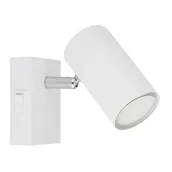 Lampy sufitowe - Globo Robby 57911-1W reflektor 1x25W GU10 biały - miniaturka - grafika 1