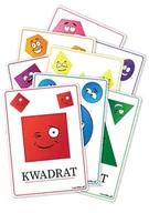 Materiały pomocnicze dla uczniów - Plansze edukacyjne A5 - Figury geometryczne 8 kart - miniaturka - grafika 1