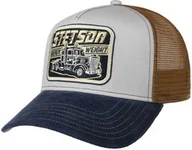 Czapki i chusty sportowe męskie - Czapka Trucker Heavy Weight by Stetson, brązowy, One Size Small - miniaturka - grafika 1