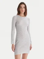 Sukienki - Marella Sukienka dzianinowa Arles 2523326042 Écru Slim Fit - miniaturka - grafika 1