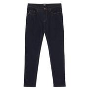 Spodnie męskie - Cropp - Granatowe jeansy slim - Niebieski - miniaturka - grafika 1
