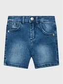 Spodenki damskie - Guess Szorty jeansowe K0BD05 D4H20 Niebieski Regular Fit - miniaturka - grafika 1