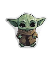 Kołdry i poduszki dla dzieci - Poduszka Chibi Mandalorian - Grogu - miniaturka - grafika 1