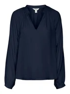 Bluzki damskie - Vero Moda Bluzka w kolorze granatowym - miniaturka - grafika 1