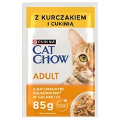 Mokra karma dla kotów - Purina Cat Chow Adult Kurczak i cukinia 85g - miniaturka - grafika 1