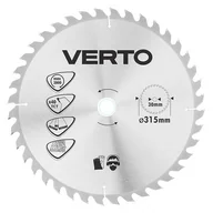 Akcesoria do elektronarzędzi - VERTO Tarcza do pilarki, widiowa, 315 x 30 mm, 40 zębów - miniaturka - grafika 1