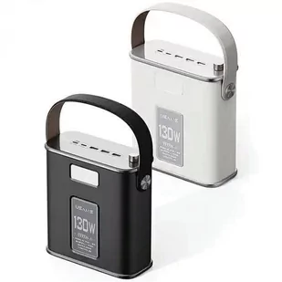 USAMS Powerbank 80000mAh 130W 2C+3A QC3.0+PD Fast Charge czarny/black STXLOGTC01 (US-CD196) + kabel USB-C-USB-C 100W 2m - Powerbanki - miniaturka - grafika 14
