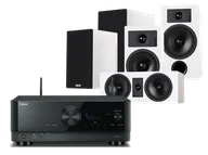 Kino domowe - Yamaha RX-V6A (czarny) + Tesi 3 + 2 + 7 (biały) - miniaturka - grafika 1