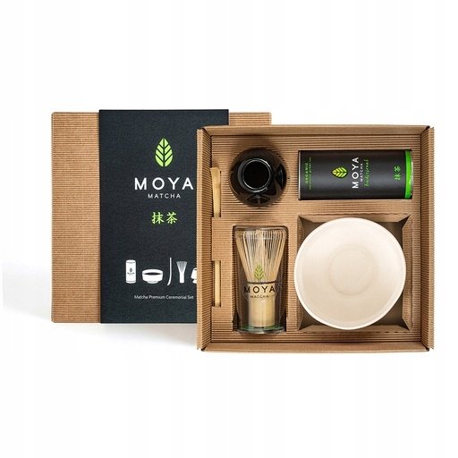 Zestaw do matchy ceremonialny Moya Matcha Tradycyjna i czarka Muku