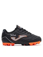 Buty dla chłopców - Joma Buty do piłki nożnej Toledo Jr 2401 TOJS2401HG Czarny - miniaturka - grafika 1