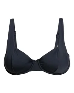 Roxy Dwuczęściowy top BEACH CLASSICS UW DCUP Young Womens Black XS - Koszulki i topy damskie - miniaturka - grafika 1