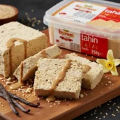 Chałwa - Buram Chałwa Sezamowa Waniliowa 350g – tradycyjna turecka - miniaturka - grafika 1