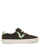 Trampki damskie - Vans Tenisówki Pop Pistachio Green VN000D1PE2Y1 Czarny - miniaturka - grafika 1