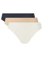 Majtki damskie - Tommy Hilfiger Komplet 3 par stringów UW0UW05959 Kolorowy - miniaturka - grafika 1