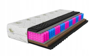 Materac masujący 90x200 Aloe Vera Premium Black 24cm luksus Eko kokos H3H4 - Materace Materac masujący 90x200 Aloe Vera Premium Black 24cm luksus Eko kokos H3H4 - Materace - miniaturka - grafika 1