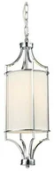 Lampy sufitowe - LAMPA WISZĄCA LUNGA CROMO metalowa srebrna oprawa styl glamour - miniaturka - grafika 1