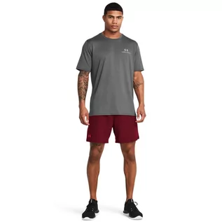 Spodnie sportowe męskie - Męskie spodenki treningowe Under Armour UA Vanish Woven 6in Shorts - bordowe - UNDER ARMOUR - grafika 1