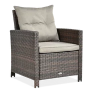 Fotel technorattanowy IBIZA Brown