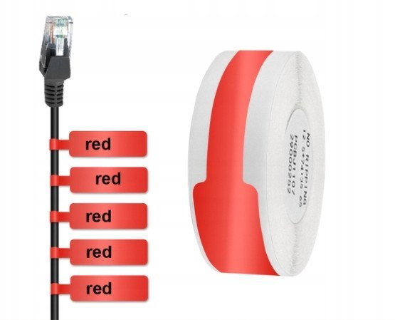 .NIIMBOT Naklejki Termiczne DO KABLI 12,5*109 65szt