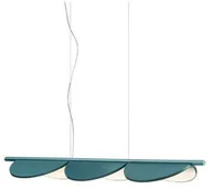 Lampy sufitowe - Flos - Almendra S3 Lampa Wisząca Bay Blue Metallized Flos - miniaturka - grafika 1