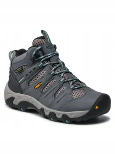 Keen Trekkingi Koven Mid Wp 1020212 Steel Grey/Wasabi - Buty trekkingowe męskie - miniaturka - grafika 1