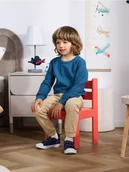 Swetry dla chłopców - Sinsay - Sweter w prążek - niebieski - miniaturka - grafika 1