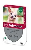 Artykuły przeciw pasożytom - Bayer Advantix - dla psów do 4kg (pipeta 0,4ml) - miniaturka - grafika 1