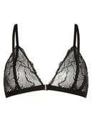 Biustonosze - Calvin Klein - Damski biustonosz, czarny - miniaturka - grafika 1