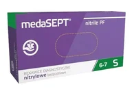 Rękawiczki jednorazowe - #COVID Rękawiczki jednorazowe nitrylowe 200 szt. rozmiar S NITRILE MEDASEPT PF S 200 - miniaturka - grafika 1