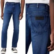 Spodnie męskie - Wrangler TEXAS SLIM Apollo FREE TO STRETCH wygodne spodnie jeansowe W38 L34 - miniaturka - grafika 1