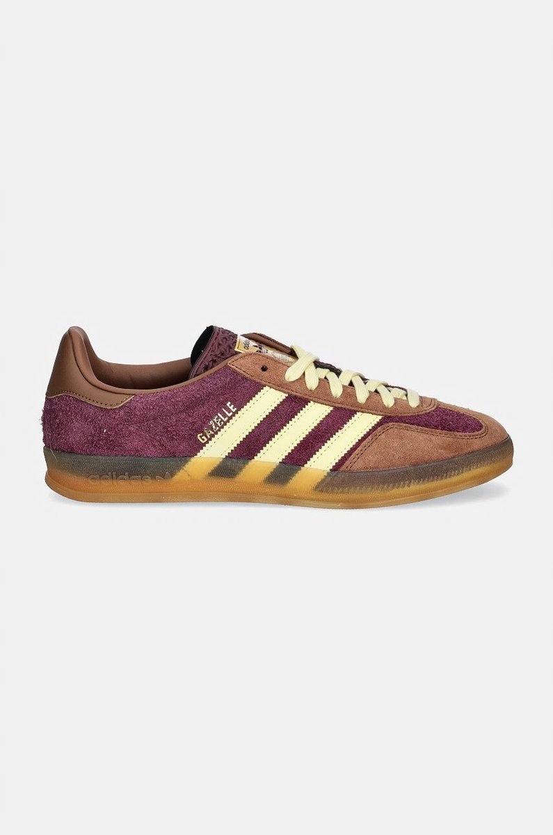Adidas trampki damskie Adidas Gazelle Indoor Maroon Almost Yellow 40 2/3