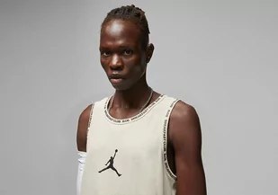 Nike Air Jordan Dri-Fit Sport Graphic Tank Top Pearl White - Koszulki męskie - miniaturka - grafika 1