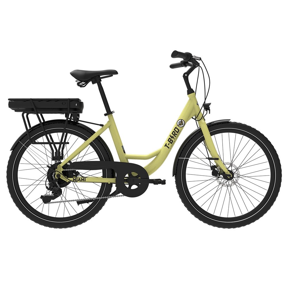 Miami-26 Electric Bike 250W Motor 36V 14 4Ah Battery 26*1 95 inch Tires 25km/h Max Speed 45km Range Front