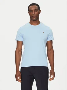 Polo Ralph Lauren T-Shirt Classics 710740727 Błękitny Slim Fit - Koszulki męskie - miniaturka - grafika 1