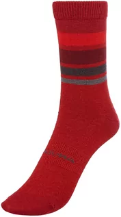 Skarpetki kolarskie - Endura BaaBaa Merino Stripe Socks Men, czerwony L-XL | EU 42,5-47 2022 Skarpetki - grafika 1