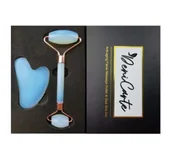 Zestawy kosmetyków damskich - MASAŻER DO TWARZY OPAL ROLLER + GUA SHA BOX - miniaturka - grafika 1