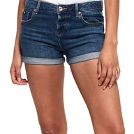 Spodenki damskie - Spodenki damskie Superdry Steph Boyfriend szorty jeansowe-W25 - miniaturka - grafika 1