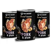 Mokra karma dla psów - Paka Zwierzaka Seventh heaven Schab ze śliwką pork & plum) 3x400g - miniaturka - grafika 1