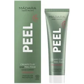 Maseczki do twarzy - Madara Peel Kremowa maska, złuszczające kwasy AHA i Glinka 60 ml - miniaturka - grafika 1