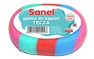Rękawice i gąbki do kąpieli - Sanel Tęcza delikatna gąbka do kąpieli - miniaturka - grafika 1