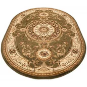 Dywany - Zielony owalny dywan w stylu retro M0-H35 - miniaturka - grafika 1