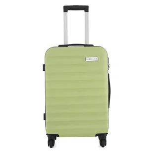 Walizka kabinowa podróżna na kółkach w paski 22" - oliwkowy Semi Line - Walizki - miniaturka - grafika 1