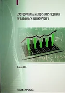 Matematyka - Zastosowania metod statystycznych w badaniach naukowych V - miniaturka - grafika 1