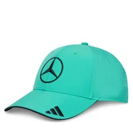 Czapki damskie - Czapka z daszkiem adidas Mercedes - AMG Petronas Formula One Team Driver JW6268 Turkusowy - miniaturka - grafika 1