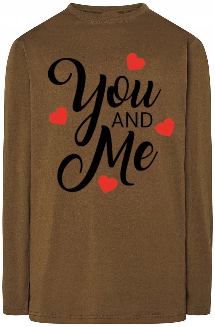 You And Me Longsleeve Walentynki Modny r.3XL
