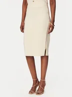 Spódnice - Rinascimento Spódnica ołówkowa CFC0127985003 Beżowy Slim Fit - miniaturka - grafika 1