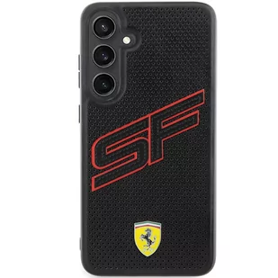 Ferrari FEHCS24MPINK S24+ S926 czarny/black hardcase Big SF Perforated - Etui i futerały do telefonów - miniaturka - grafika 2