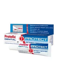 Queisser Pharma Protefix Protect Żel kojąco- regenerujący do dziąseł - Pasty do zębów - miniaturka - grafika 1