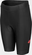 Spodnie rowerowe - 4f Spodenki damskie H4L22-RSD001 Głęboka czerń r. S - miniaturka - grafika 1